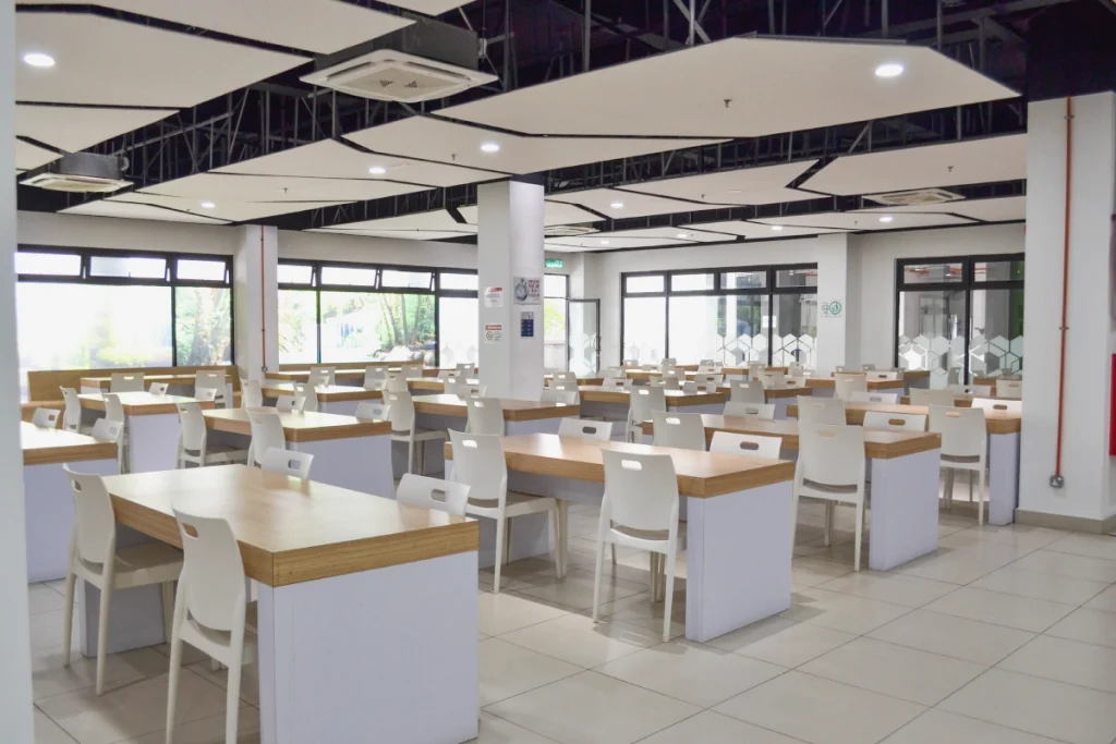 Cafeteria at Global Ark International School in Kajang serving healthy and delicious food