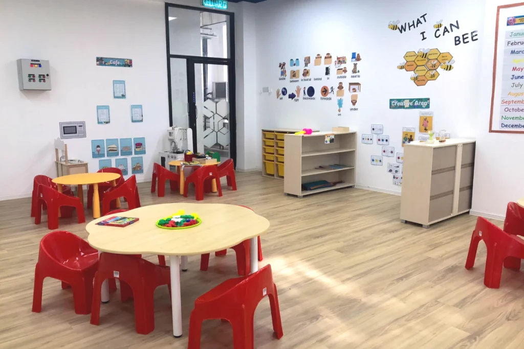 Early years classroom at Global Ark International School Kajang designed for active learning