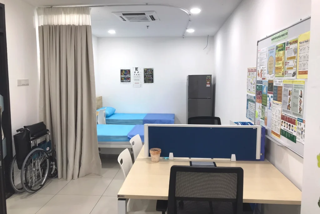 Sick bay at Global Ark International School Kajang offering a restful space for unwell students